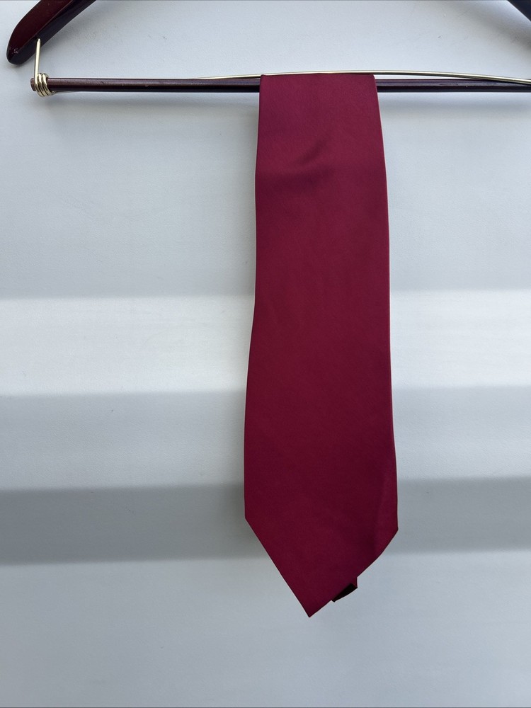 Robert Stock Red Silk Classic Tie