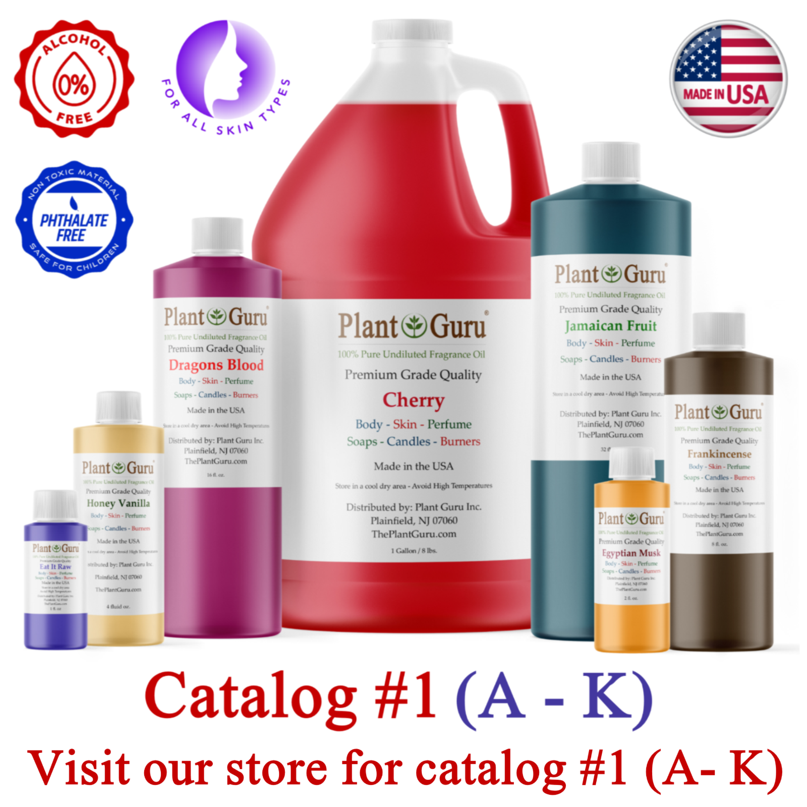 Fragrance Oil 1 oz. For Candle Soap Making Burner Incense Create Scented Set Lot