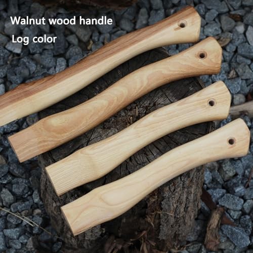 Axe Handle Replacement, 13in+11in Hickory Hatchet Handle Replacement log color