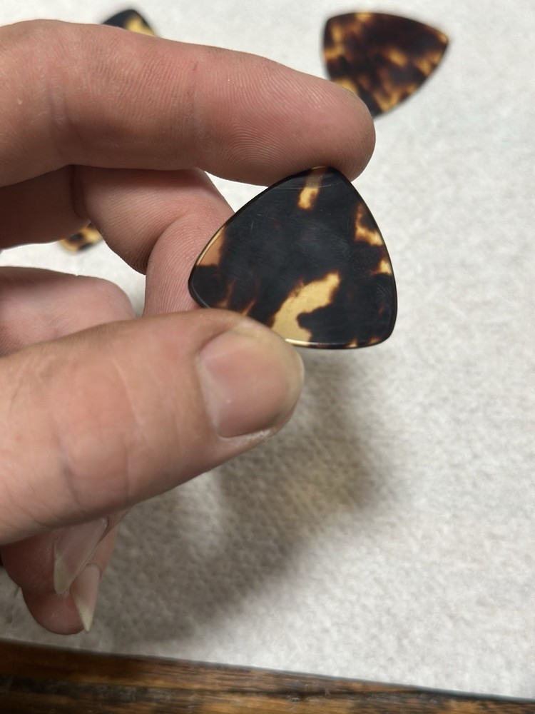 Authentic Shell Guitar Picks - These Are Handmade Custom Picks
