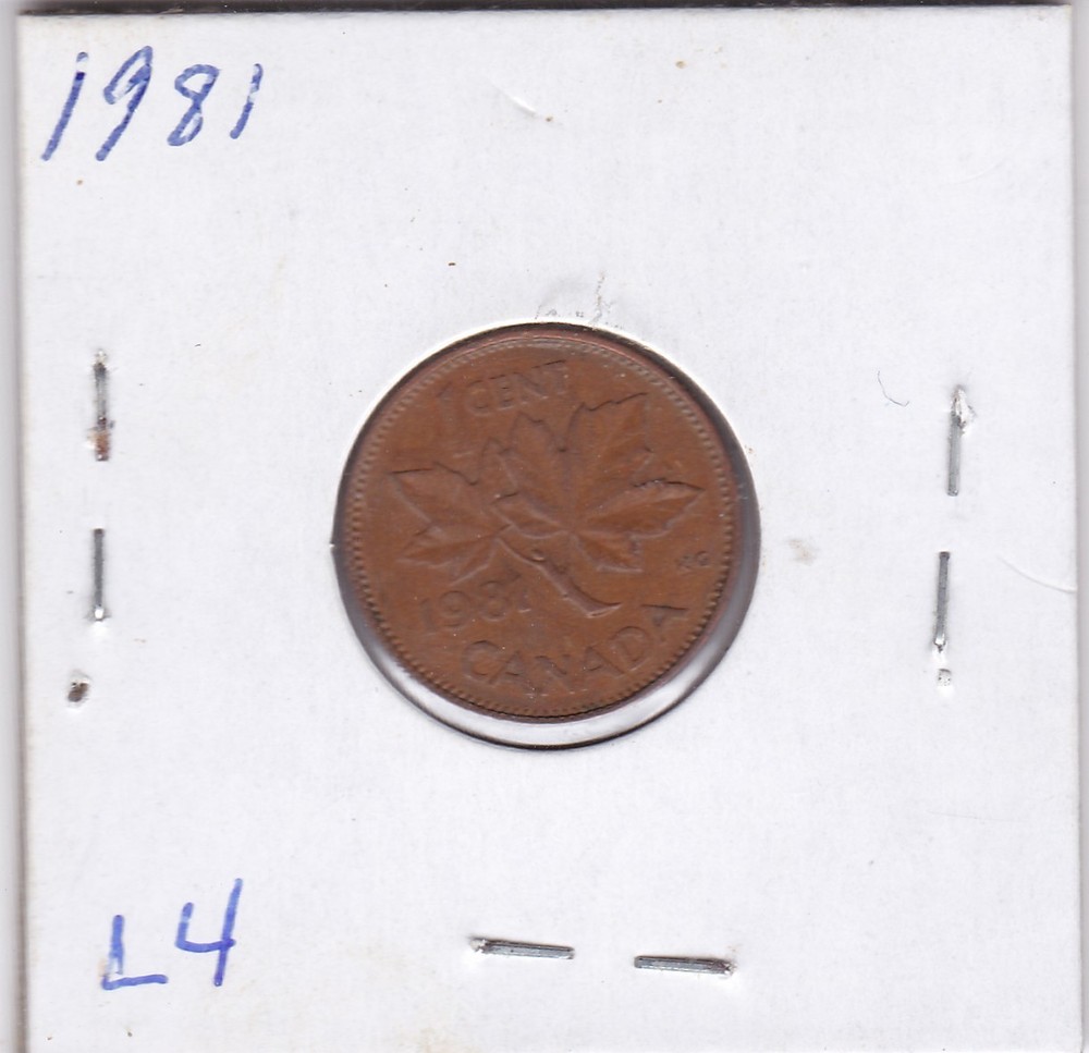 1981 Canada Cent L4