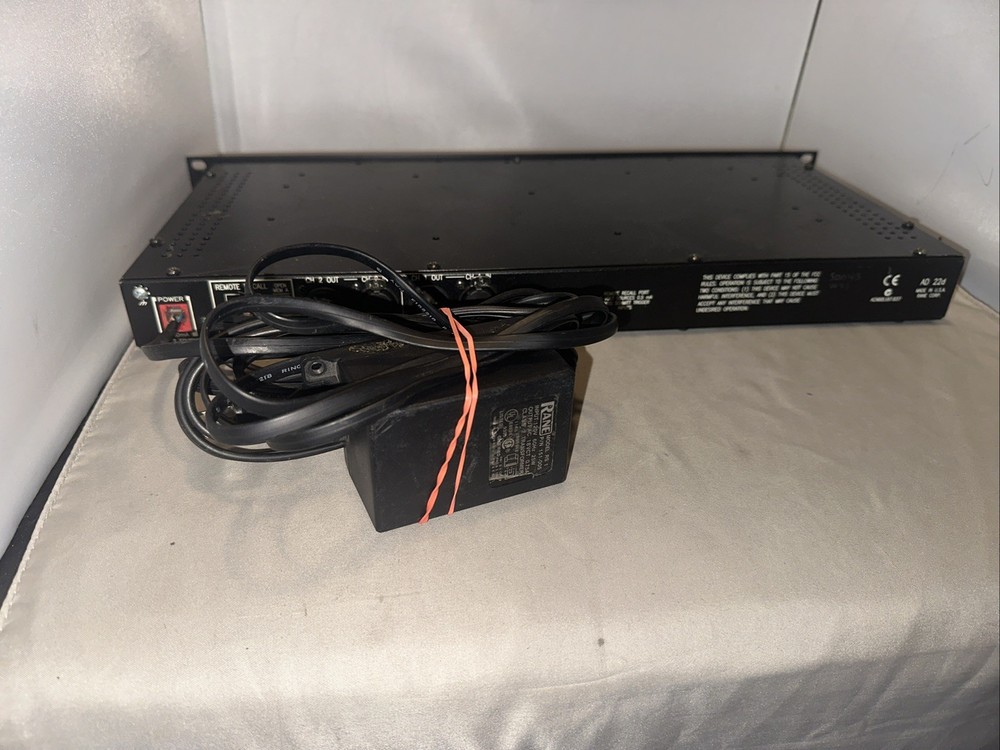 Rane Digital AD 22D Audio Delay includes Power Adapter”PLEASE READ DESCRIPTION”