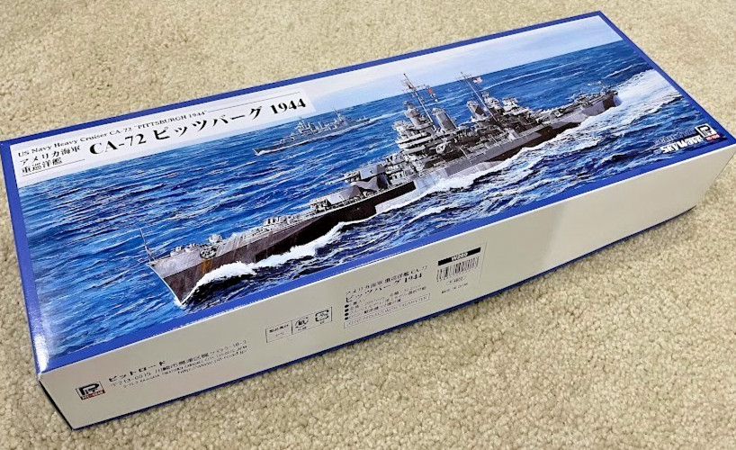 1/700 USS Pittsburgh CA-72 (1944) +Wood Deck ~ Skywave/Pit-Road W260