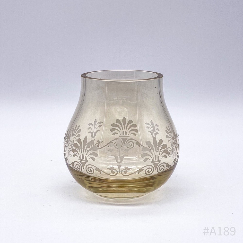 Vintage Glass Patterned Lantern | 11.5cm Height