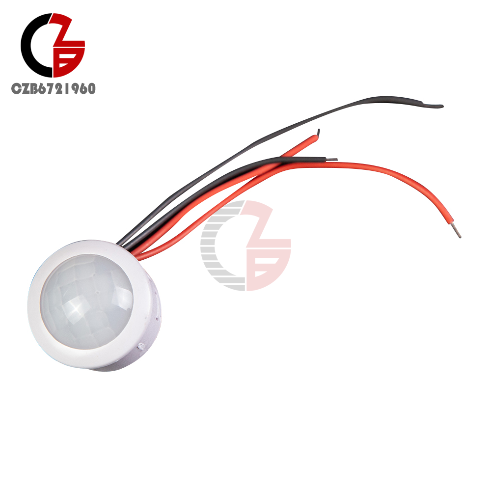 LED PIR Infrared Motion Sensor Detection Auto Sensor Light Switch Lamp DC12-24V