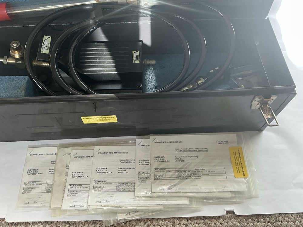 EXPANSION SEAL TECHNOLOGIES EST TUBE PLUGGING SYSTEMS SET POP A PLUG