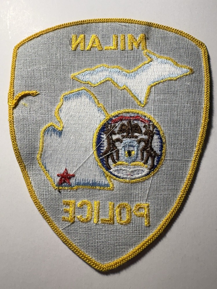 Milan Michigan Police Patch