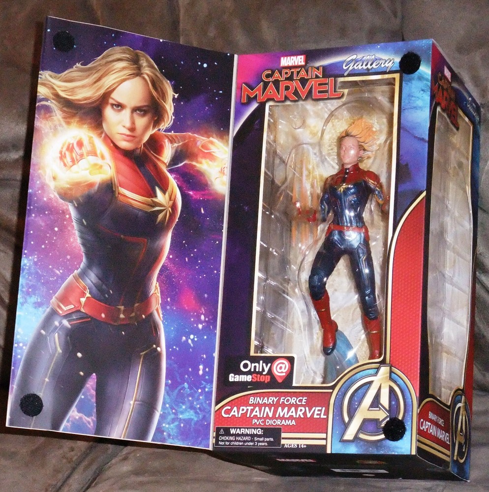 Gallery Marvel Binary Force Captain Marvel PVC Diorama GS Exc. NIB