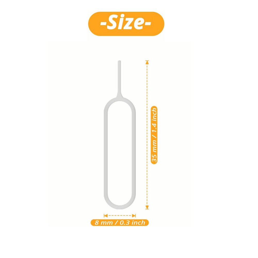 SIM Ejector Pin Tool Eject Sim Tray Open Needle Key For iPhone For Samsung Lot