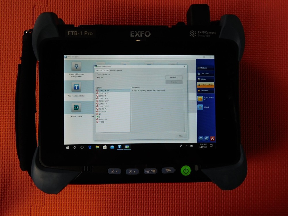 EXFO FTB1V2-720C8880 compact, modular test platform