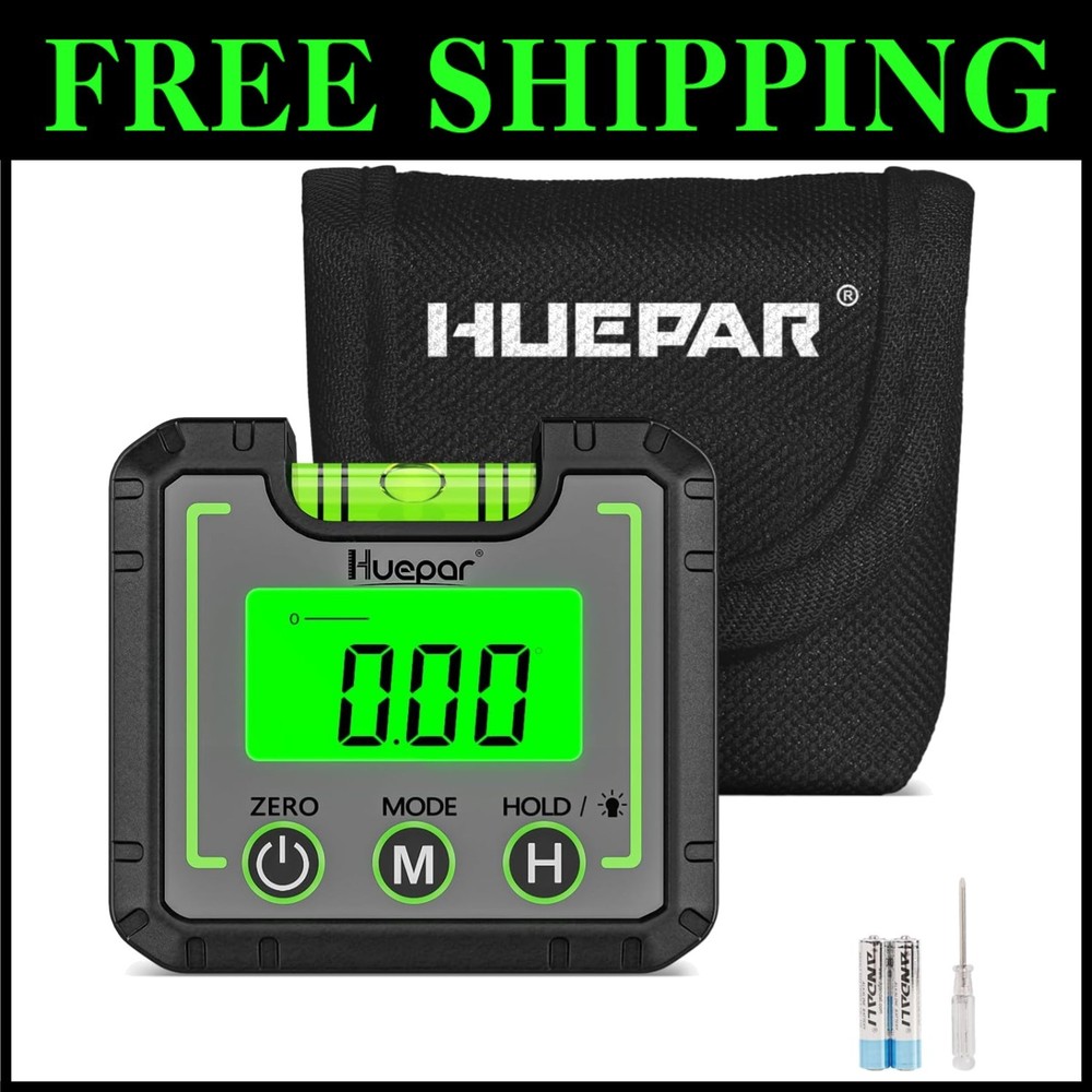 Mini Digital Level Angle Gauge with V-Groove Base