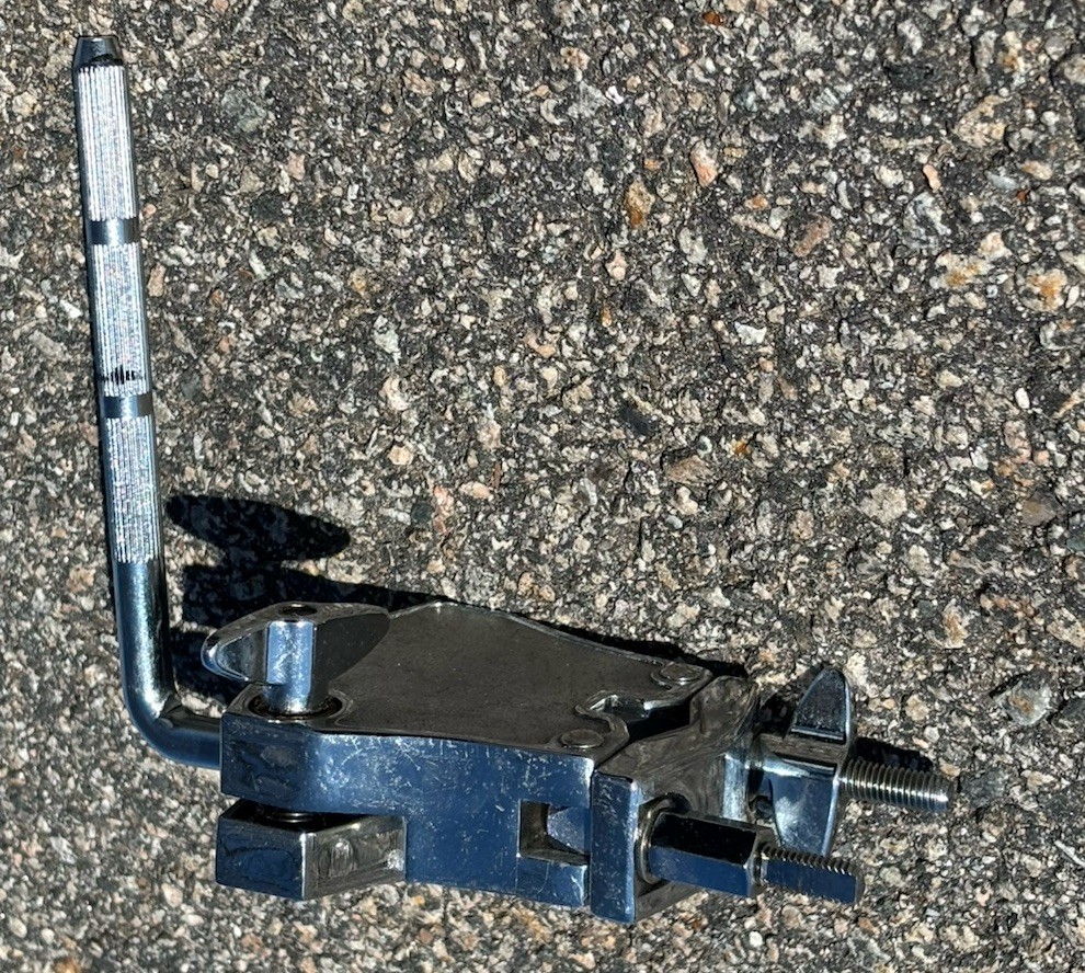 Single Tom Drum Ball Clamp Mount L-Arm A