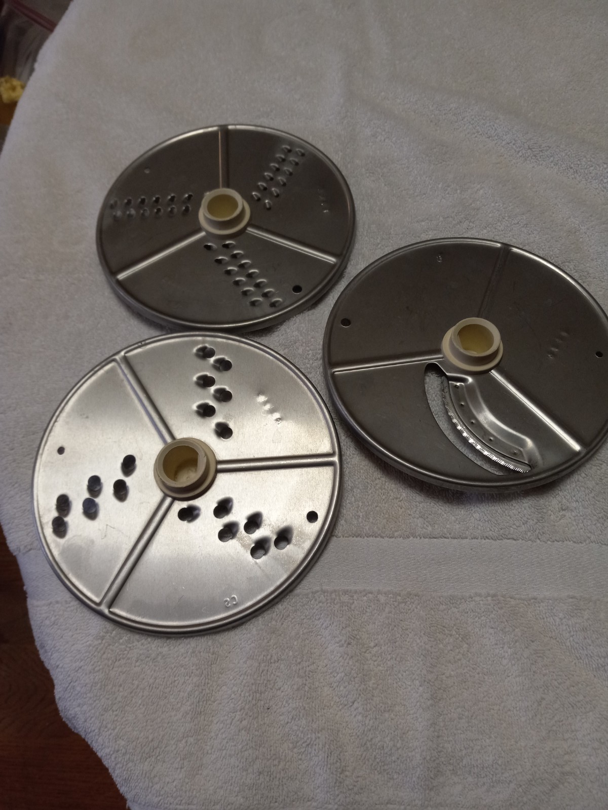 Robot Coupe R2N Commercial Food Processor Disk Kit R211 R279 R209 lot of 3 disk