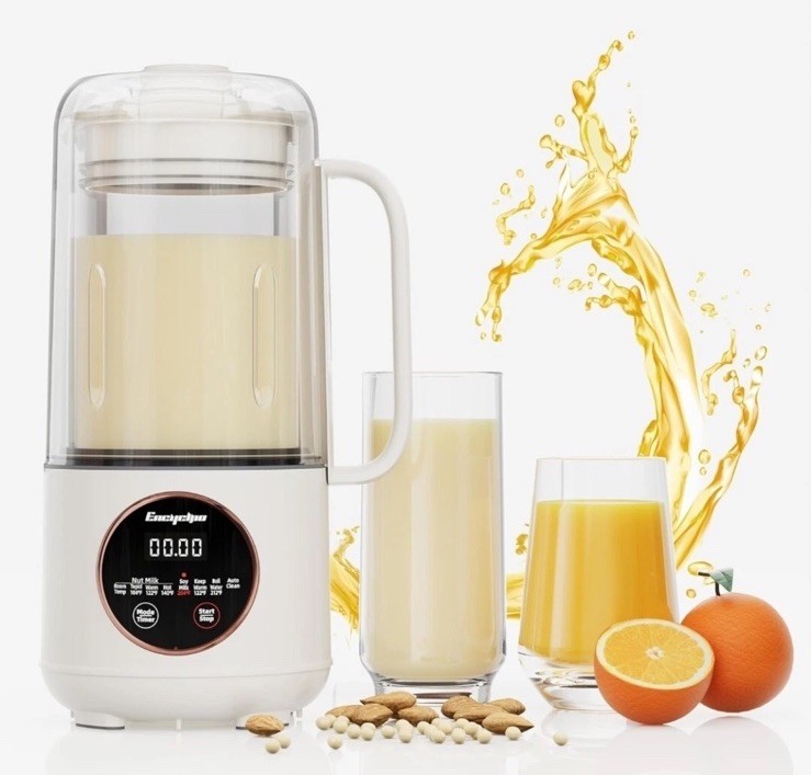 Nut Milk Maker, 50oz Automatic Soy Milk Maker with Spin Clean Brush