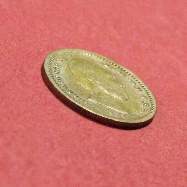Netherlands 1850 5 Cents Silver Old Coin