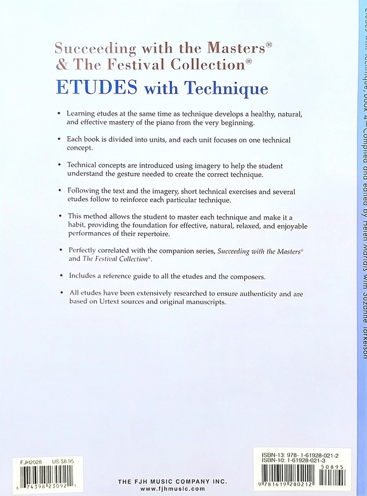 Etudes with Technique, Book 4