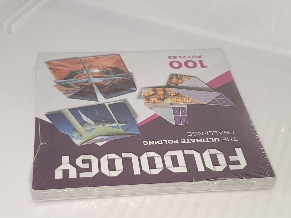 Foldology Puzzle Book The Ultimate Folding Challenges.NEW SEALED