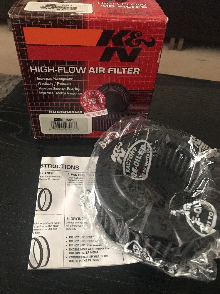New K&N Air Filter. E-2321