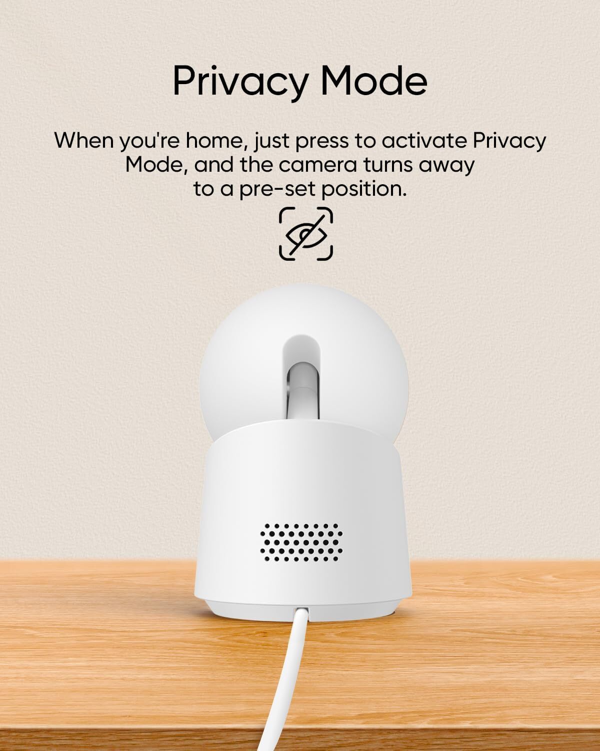 eufy Security Indoor Cam C210 1080P Plug-in Wi-Fi Camera 360° PTZ Night Vision