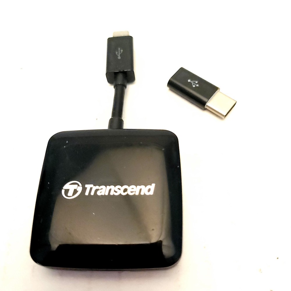 Transcend Smart Reader RDP9 for Smartphone & Tablet with USB-C Adapter