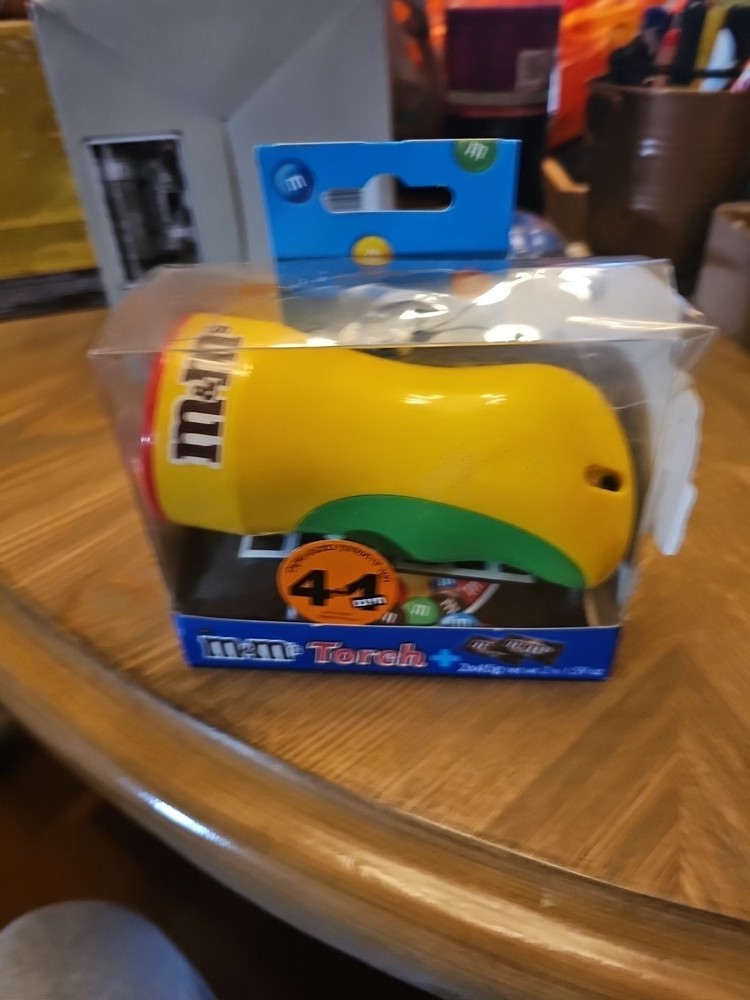 M&M's Torch flashlight with candy