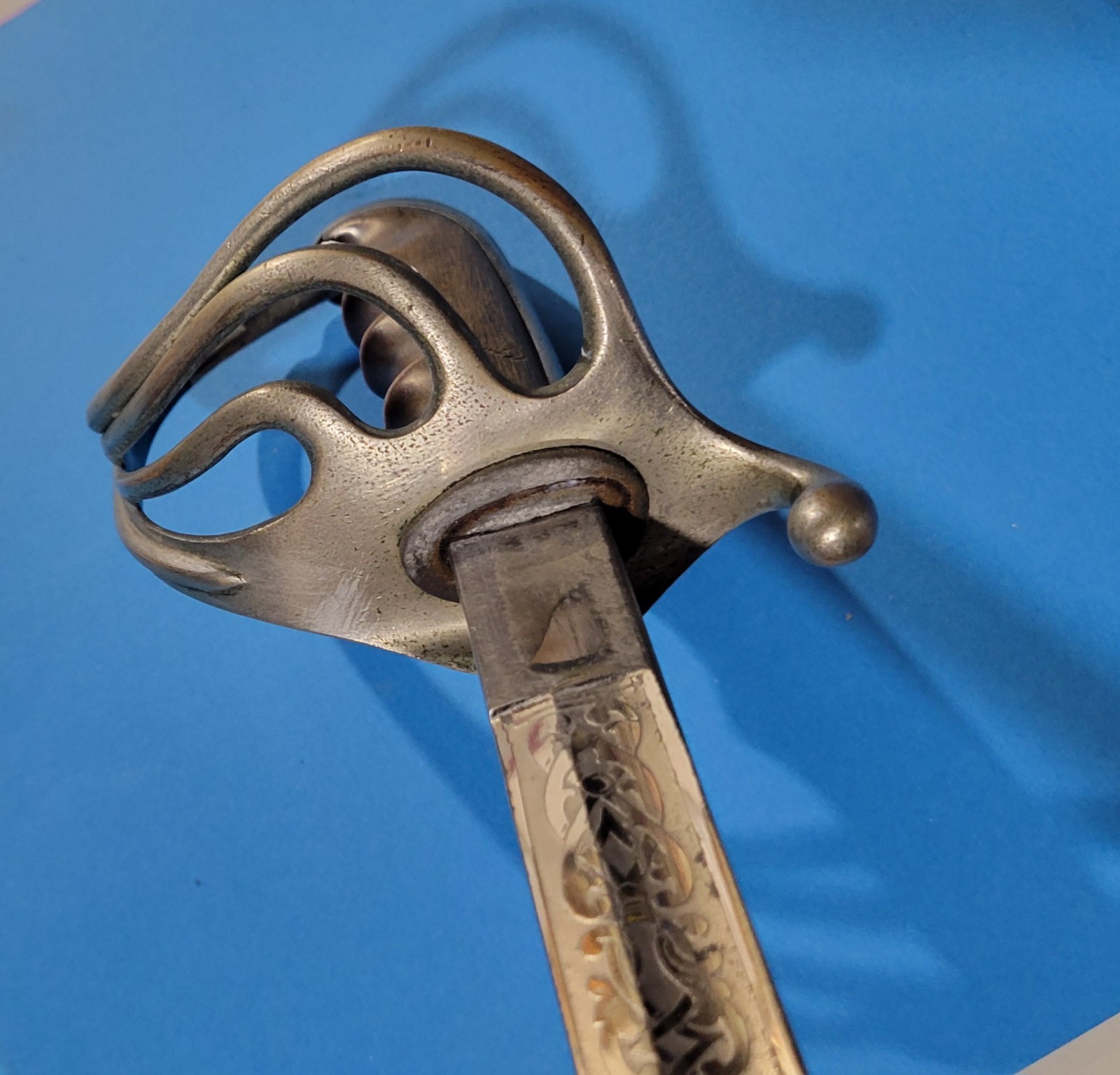 Model 1902 US Army Military Cavalry Sword Sabre Henry V Allien Wood Grip Etched