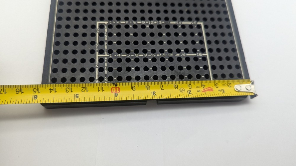 Vintage IBM 601060 Plug Board Machine Plugboard Control Panel FOR DISPLAY