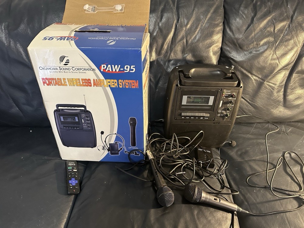 Paw 95 Portable Wireless Amplifier System In Great Shape