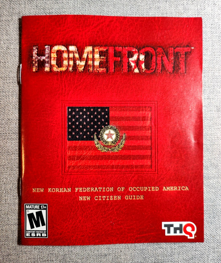 Homefront - Cover Insert Only - PlayStation 3
