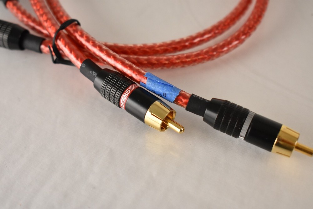 .5m Pair RCA Straight Wire LSI Encore Audio Interconnect Cables