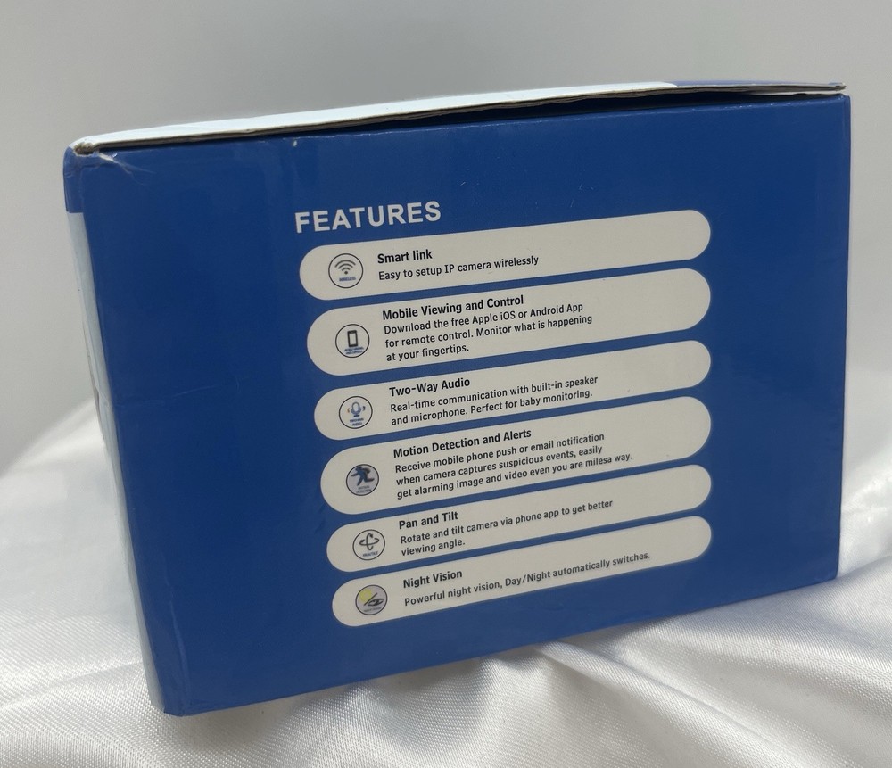 Wireless Network Camera CT211 Dual Lens White New