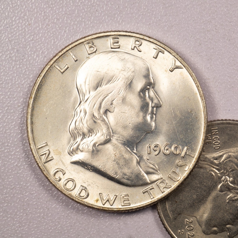 1960-D Franklin Half Dollar - CH BU!