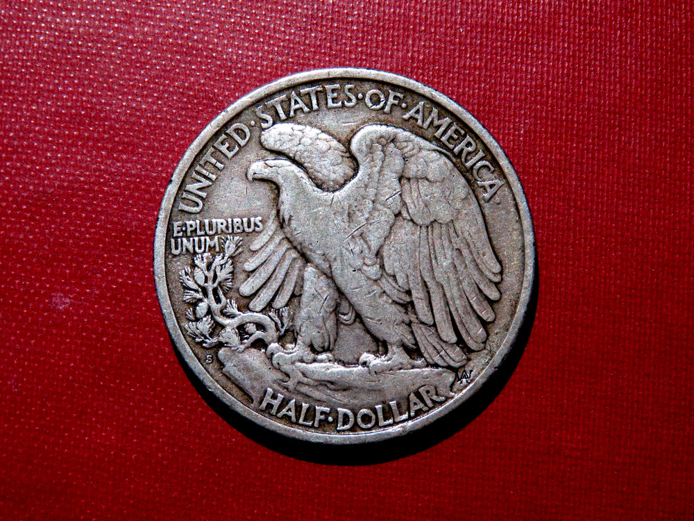 Nice Problem Free Better Date VF+ 1917-S Reverse Walking Liberty Half Dollar B27