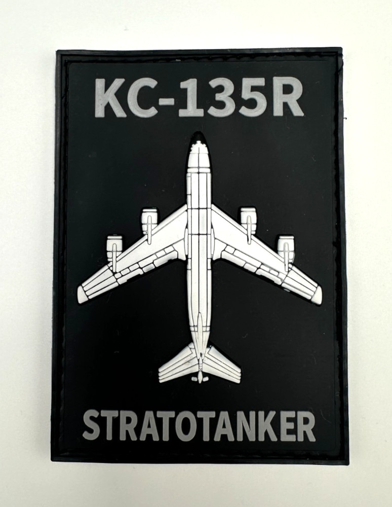 KC-135 STRATOTANKER -BLACK - HIGH QUALITY PVC PATCH