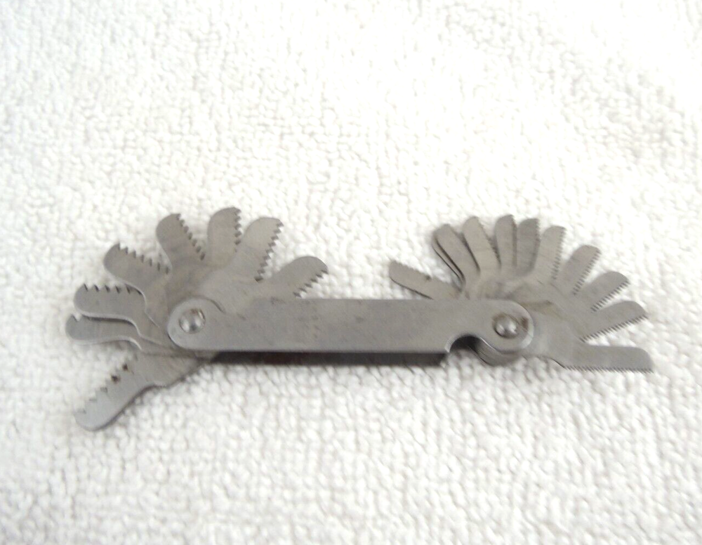 Vintage Machinists' "Craftsman" Thread Gauge