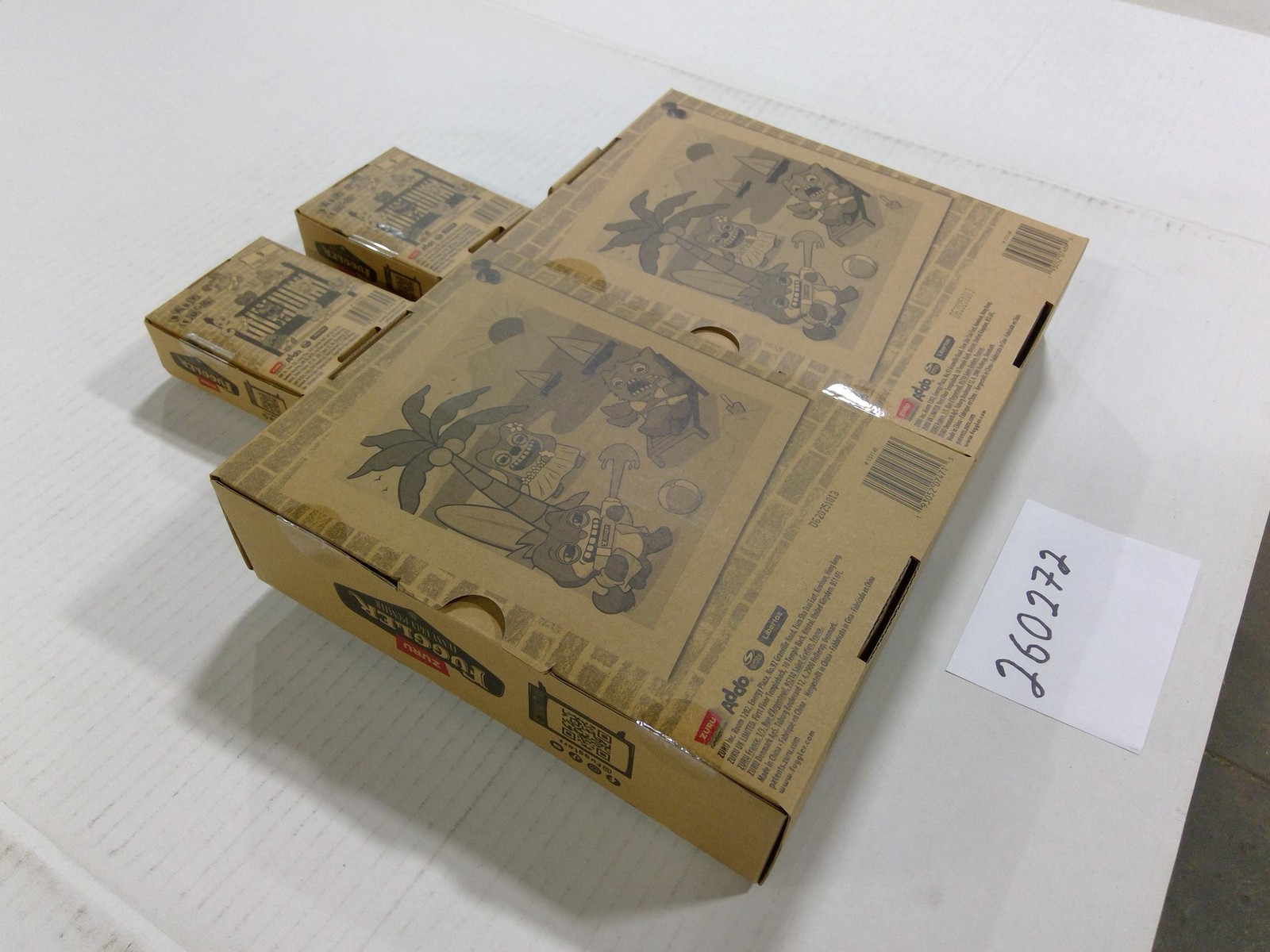 ZURU Fuggler Vacay Vibes Baby Fuggler Plush Toy Small Mini Multicolor Lot 4