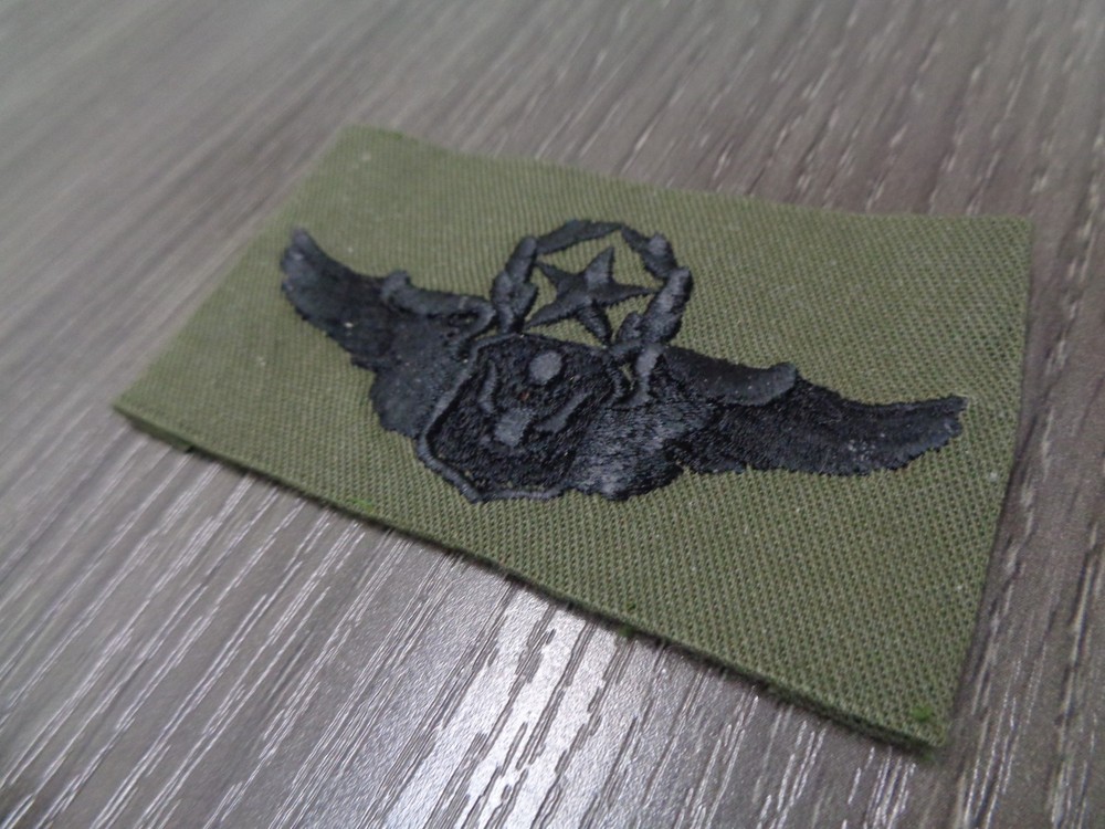 US Air Force Command Master Pilot Wings Badge Insignia od green Patch new