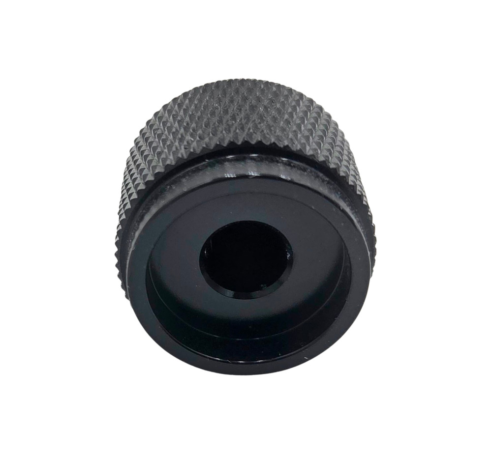Black Aluminum Guitar Knobs Triangle Top – Textured - Choose Quantity - New