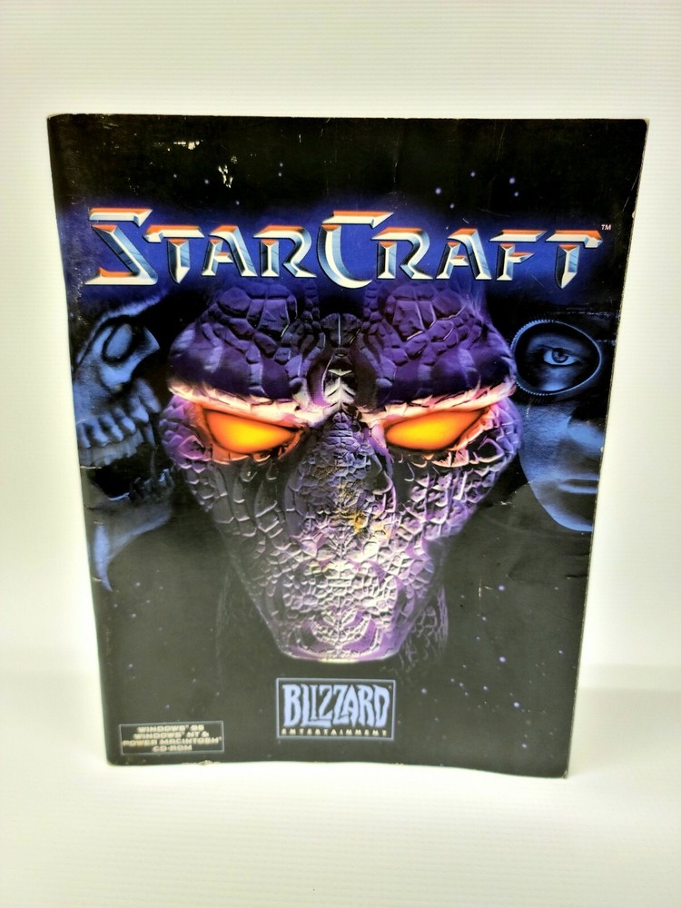 StarCraft Blizzard Prima Official Strategy Guide (2002) Windows 95 MAC CD-ROM
