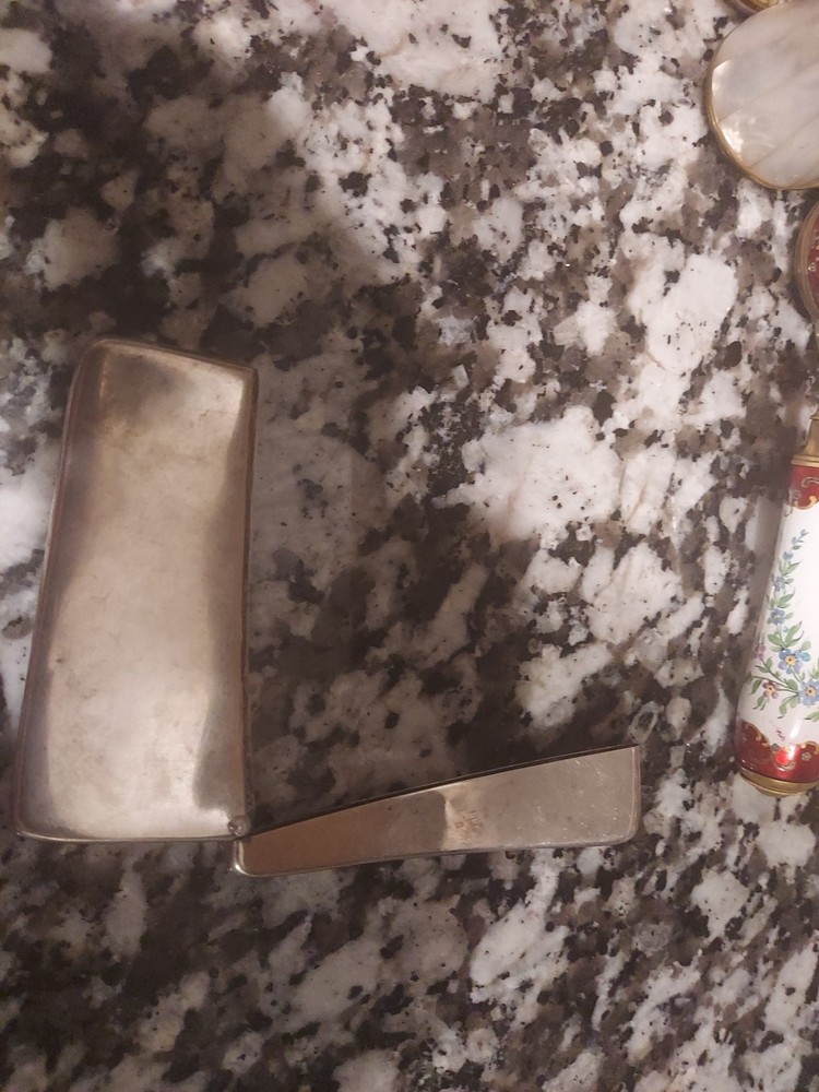 Sterling Silver Walker & Hall Calling Card Case 44 Grams