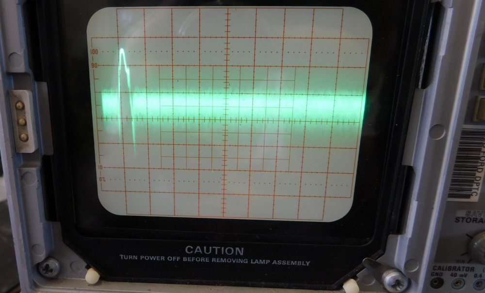 Tektronix Oscilloscope mod 7623A with spectrum analyzer plug in modules works