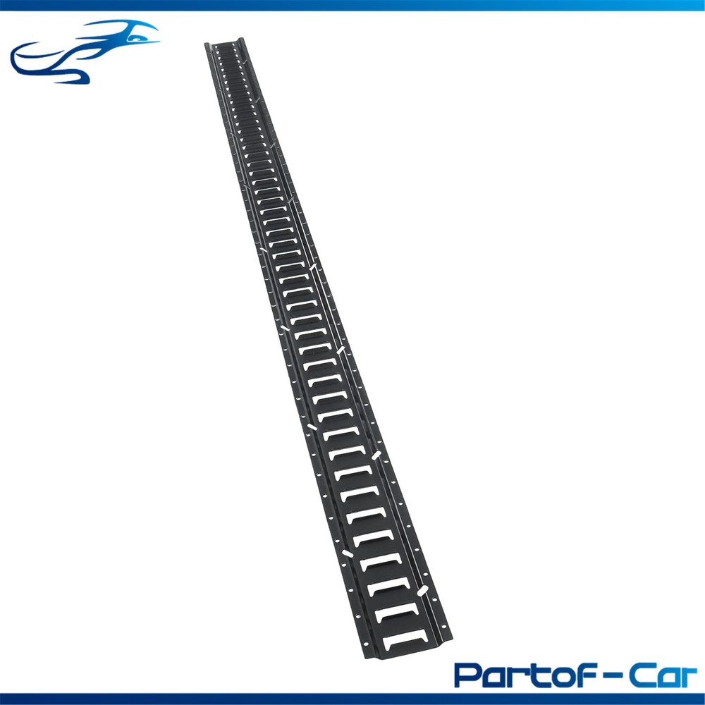 Black 5 Pack 96" E Track Rail Sections For Large Trailers And Vans Tie Down