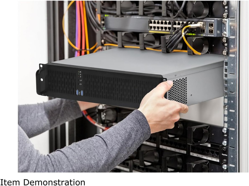 2U Server Chassis Rackmount Case, 4X 3.5 Bays, 2X 2.5 Devices, Micro-Atx Compati