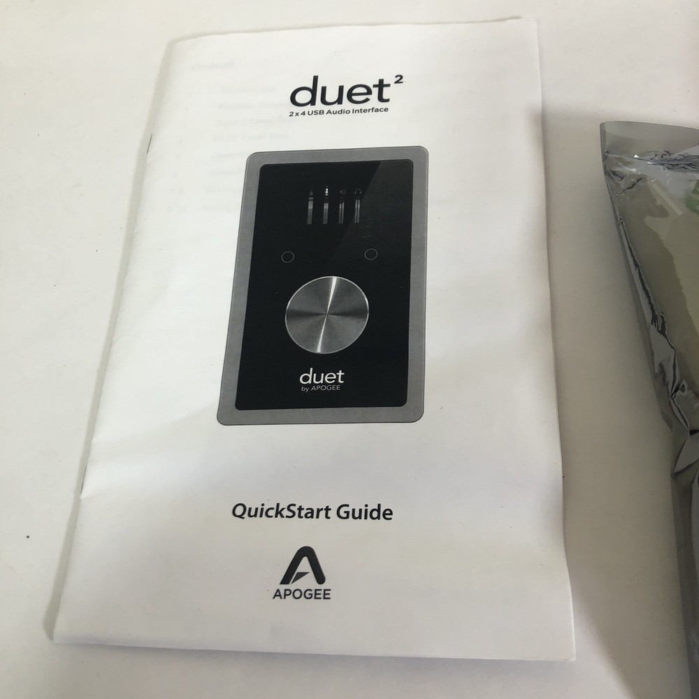 Apogee Duet 2 USB 2 x 4 Audio Interface Mac Remote Record Logic ProTools Studio