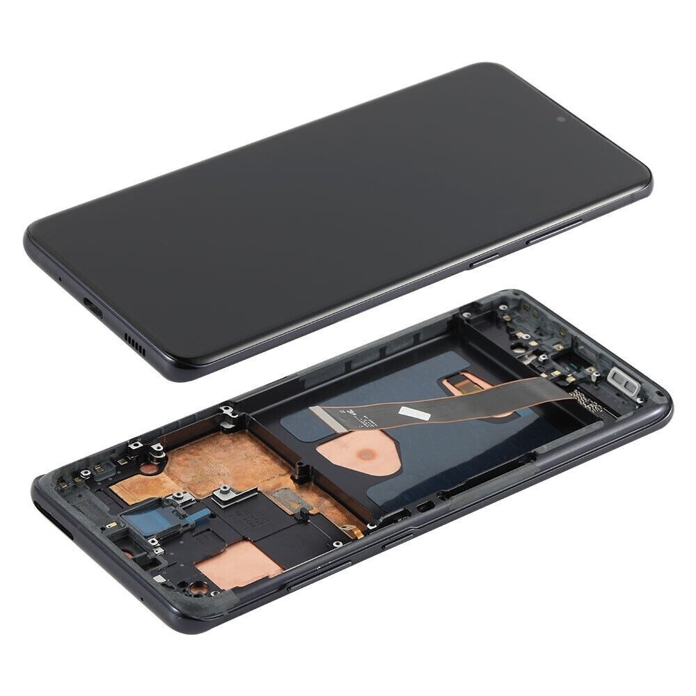 For Samsung Galaxy S20 Ultra LCD Display Touch Screen Digitizer Assembly Frame