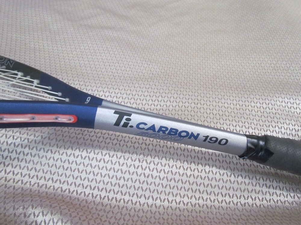 Head Ti. Carbon 190 5000 Graphite Squash Racquet Racket Nice