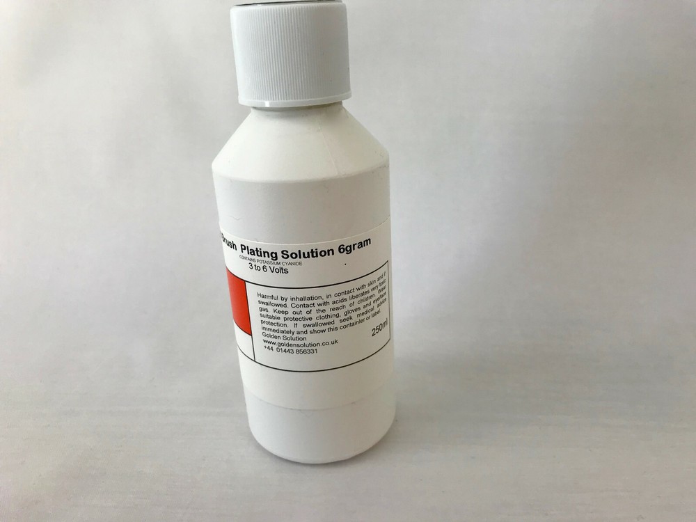 250ml Gold Brush Plating Solution 24k/24ct 6g