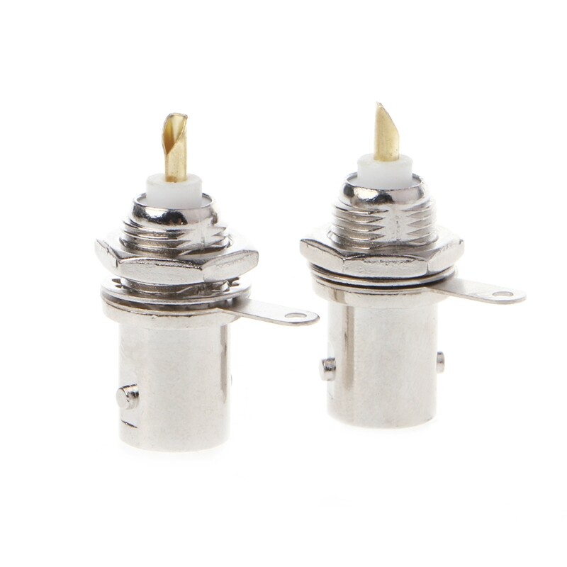 20 Pcs BNC Female Connectors Panel Chassis Mount Accessories