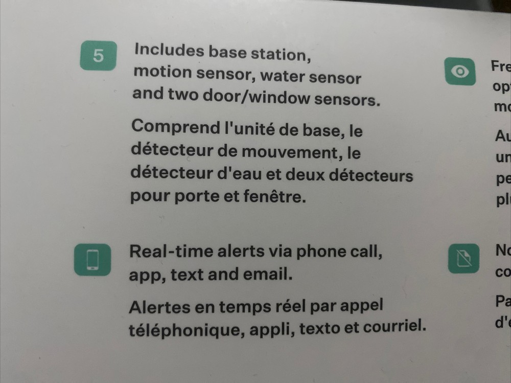 Ooma Smart Home Security Starter Kit With Water Sensor