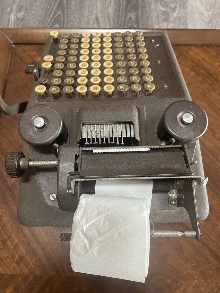 Antique Burroughs Portable Adding Machine